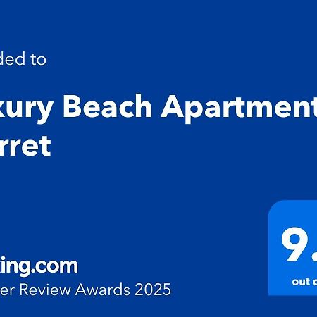 Luxury Beach Apartment In Qerret Голем Екстериор снимка