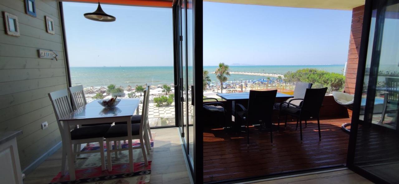 Luxury Beach Apartment In Qerret Голем Екстериор снимка