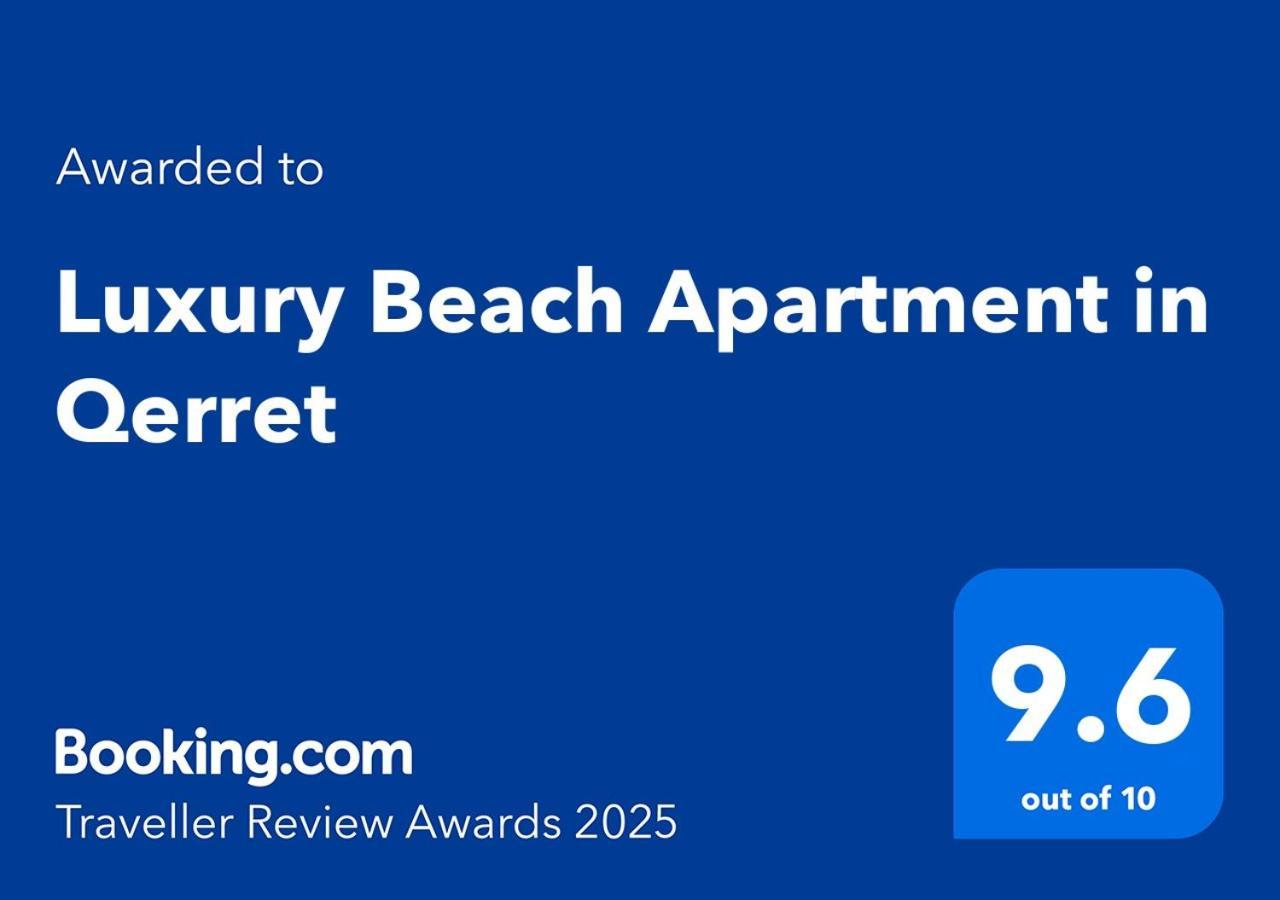 Luxury Beach Apartment In Qerret Голем Екстериор снимка